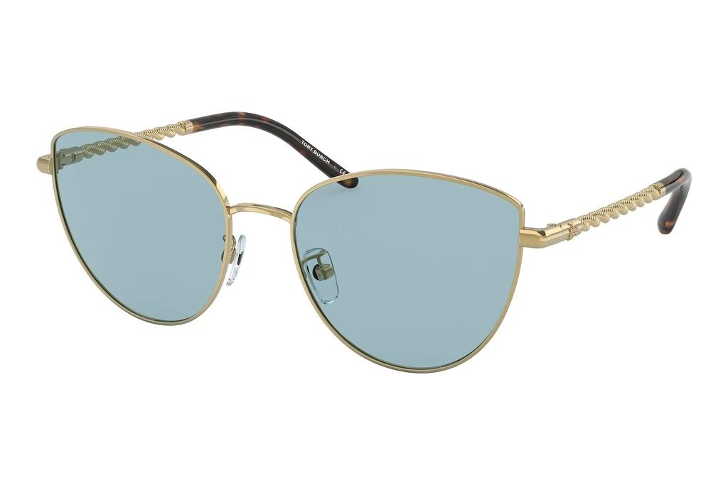 Tory Burch   TY6091 330480 Solid AzureShiny Gold