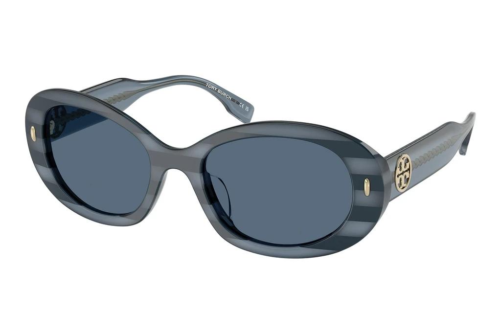 Tory Burch   TY7214U 317780 Dark BlueBlue Stripe