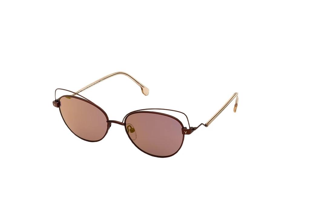 VOOY by edel-optics   Designchallenge Sun 104-02 brown with pink mirrorcopper