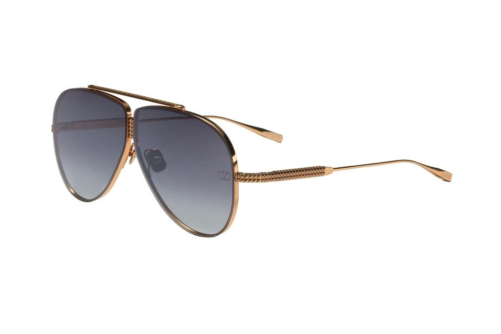 Valentino   VLS-100 A Dark Grey- Black Flash Mirror - ARRose Gold -  w