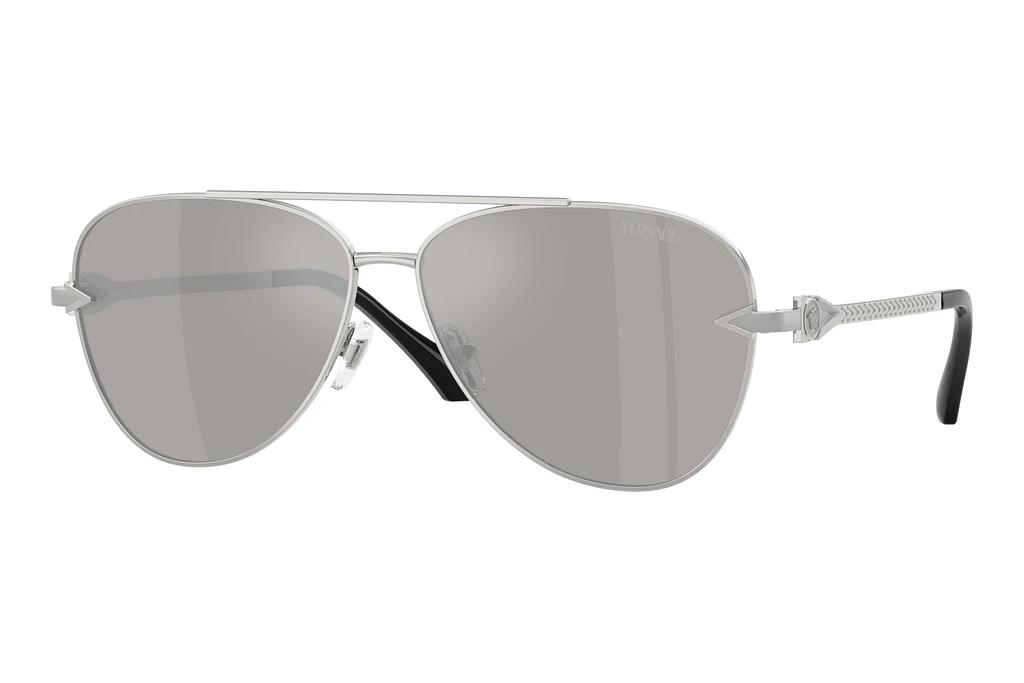 Versace   VE2283 10006G Light Grey Mirror Silver 80Silver