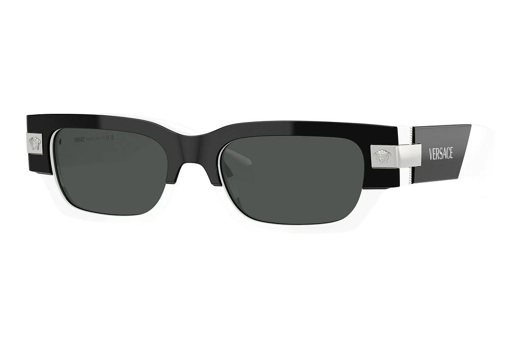 Versace   VE4465 545987 Dark GreyTop Black/White
