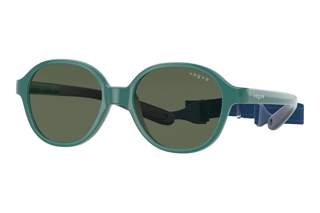 Vogue Eyewear   VJ2012 297571 Dark GreenGreen On Rubber Dark Blue