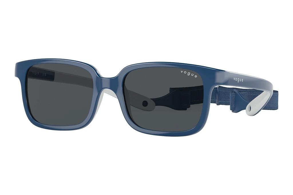Vogue Eyewear   VJ2017 297487 Dark GreyBlue On Cream Rubber