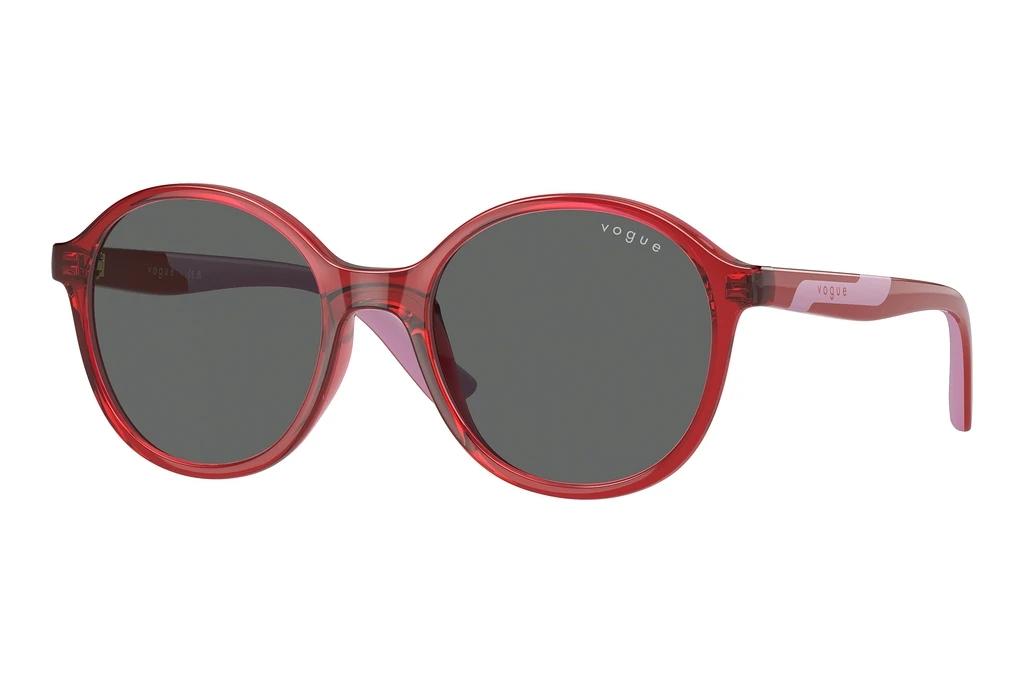 Vogue Eyewear   VJ2018 306687 Dark GreyTransparent Dark Red
