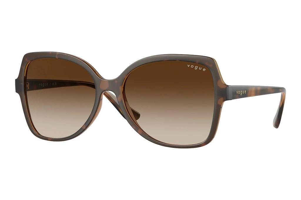 Vogue Eyewear   VO5488S 238613 Gradient BrownTop Havana/Transparent Brown