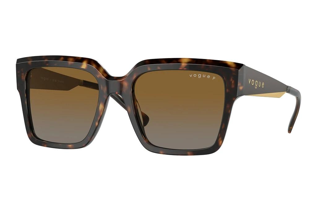 Vogue Eyewear   VO5553S W656T5 Gradient Brown PolarizedDark Havana