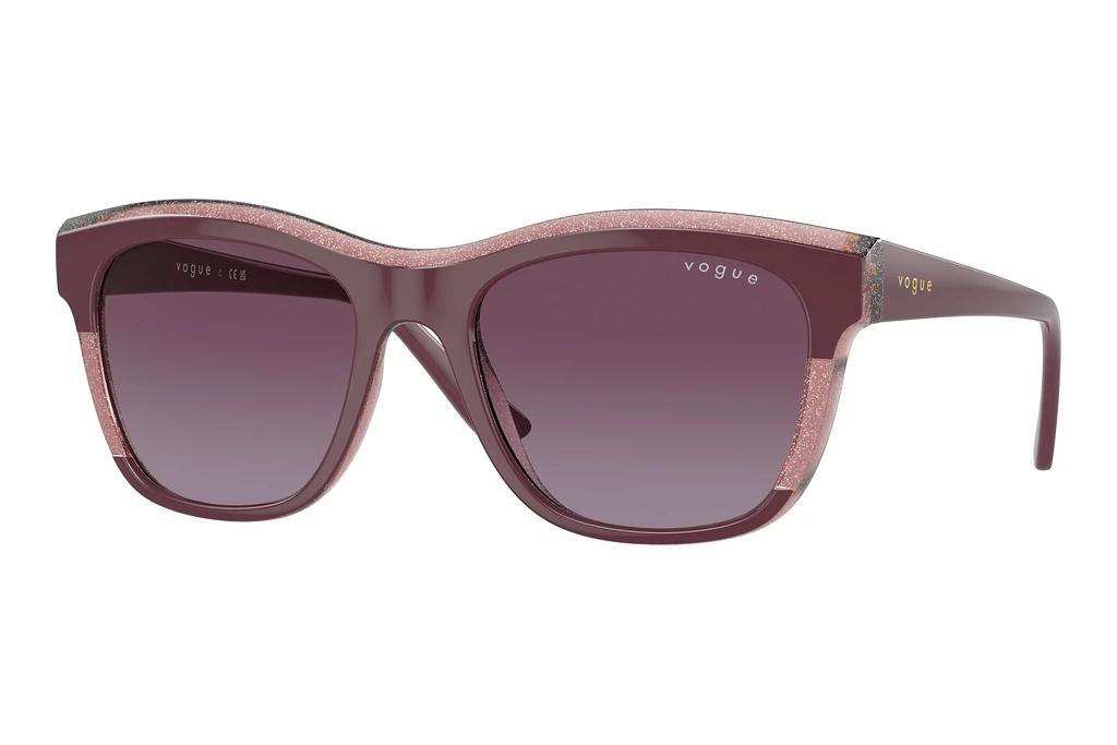 Vogue Eyewear   VO5557S 31408H Violet GradientPurple/Transparent Purple Glitter