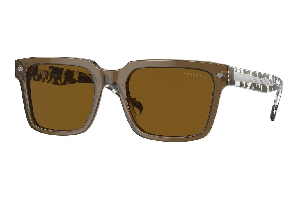 Vogue Eyewear   VO5573S 314483 Dark Brown PolarizedTransparent Olive Green