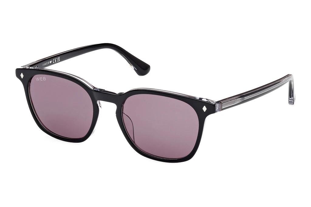 Web Eyewear   WE0364 05A grauSchwarz/Kristall