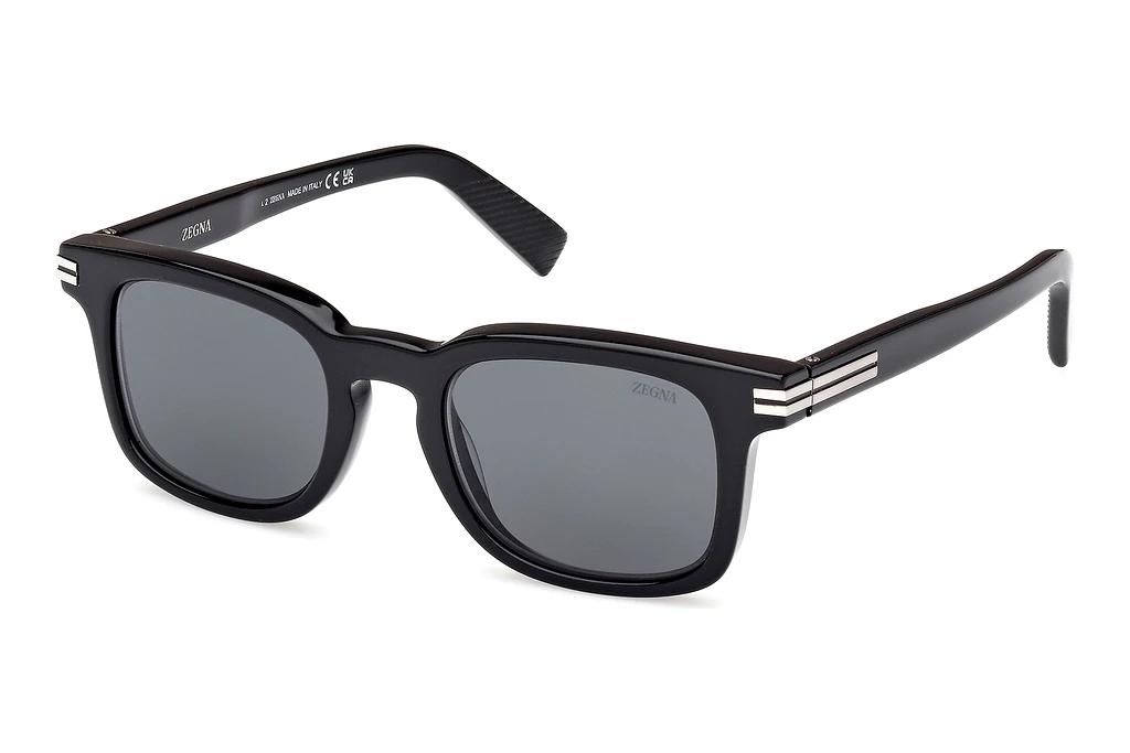 Zegna   EZ0230 01A grauGlänzend Schwarz