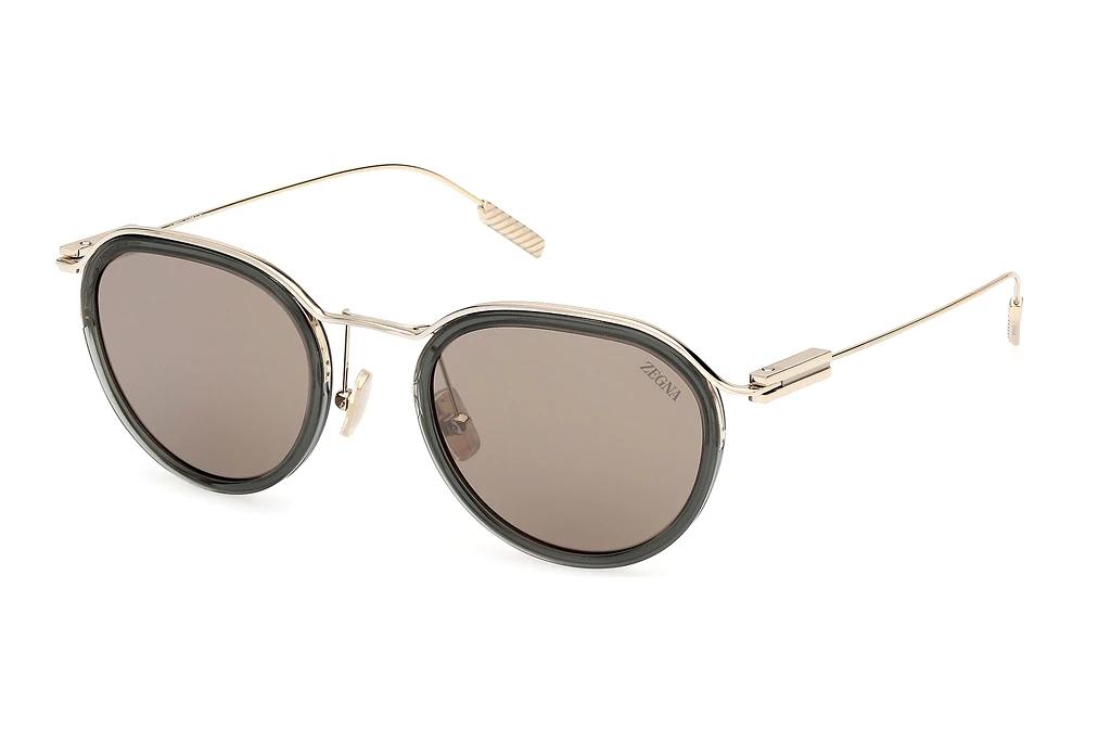 Zegna   EZ0246 96L roviex verspiegeltGlänzend Dunkelgrün