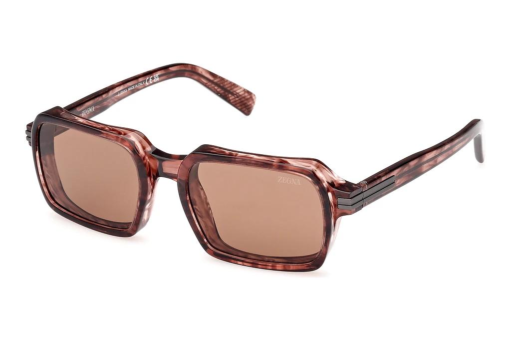 Zegna   EZ0254 71E braunBordeaux/Gestreift