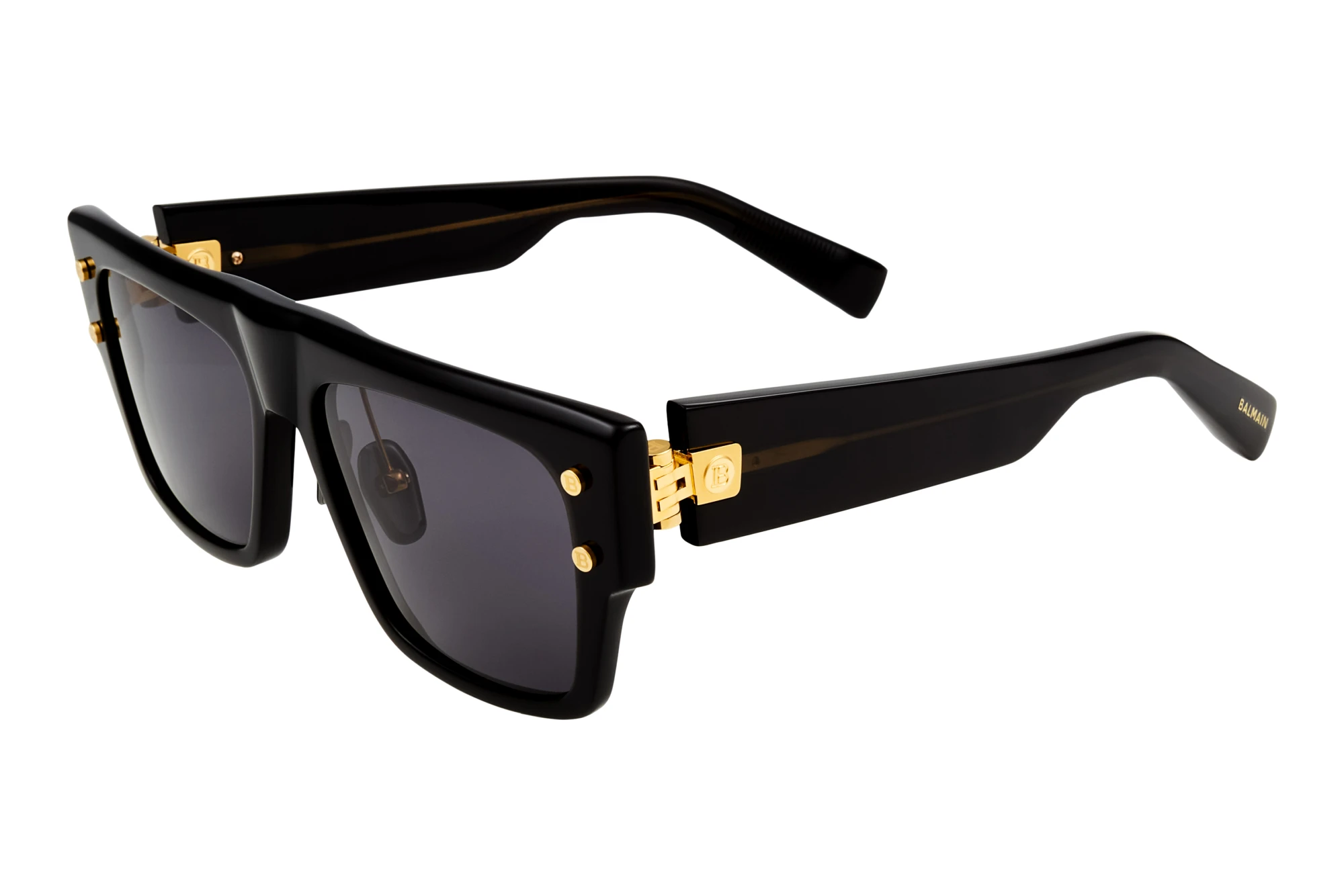 Balmain Paris   BPS-116 A-AF Dark Grey - ARBlack - Gold w