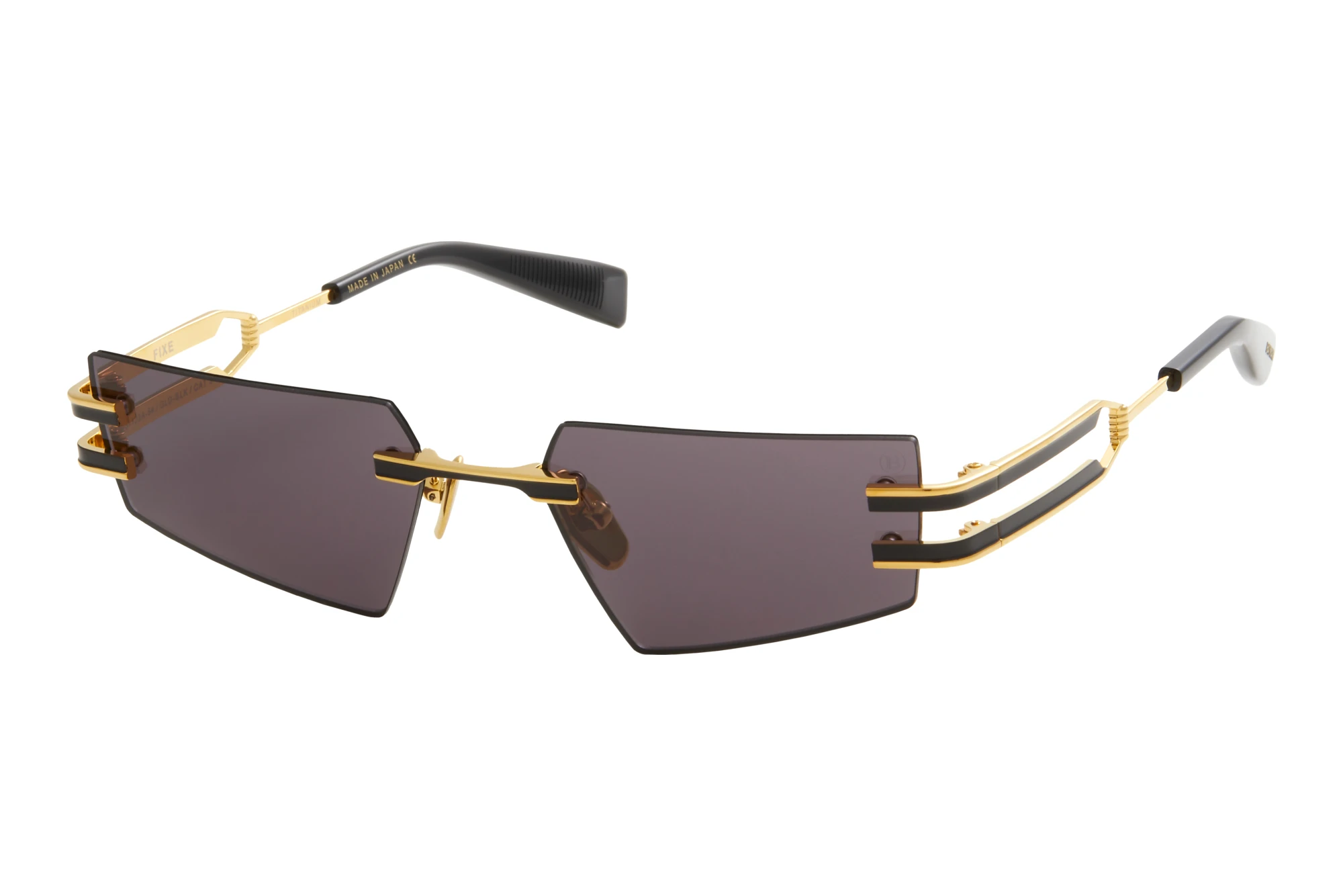 Balmain Paris   BPS-123 A Dark Grey - ARGold - Matte Black - Black