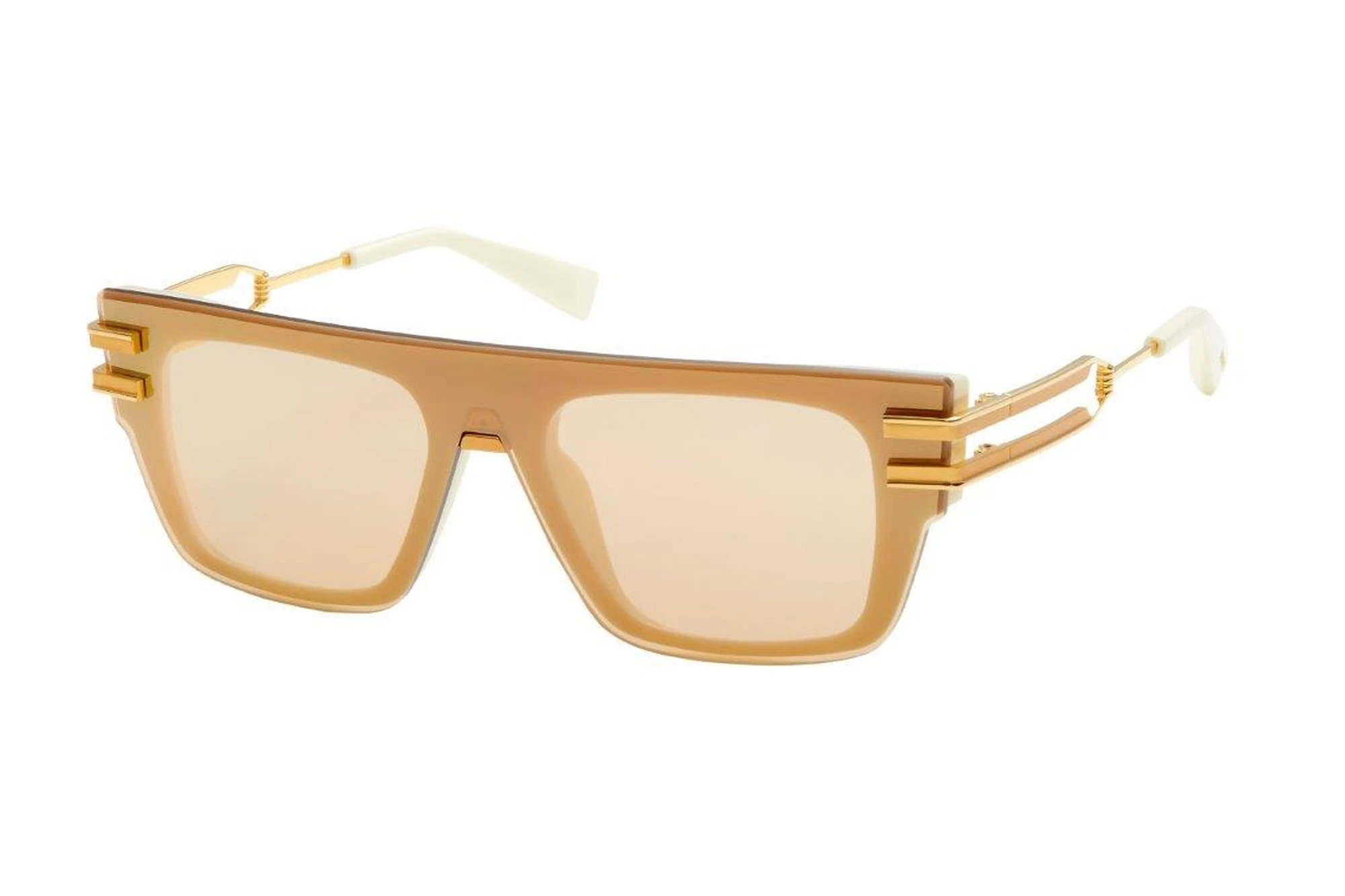 Balmain Paris   BPS-124 B Brown - Rose Gold Mirror - ARBone - Gold