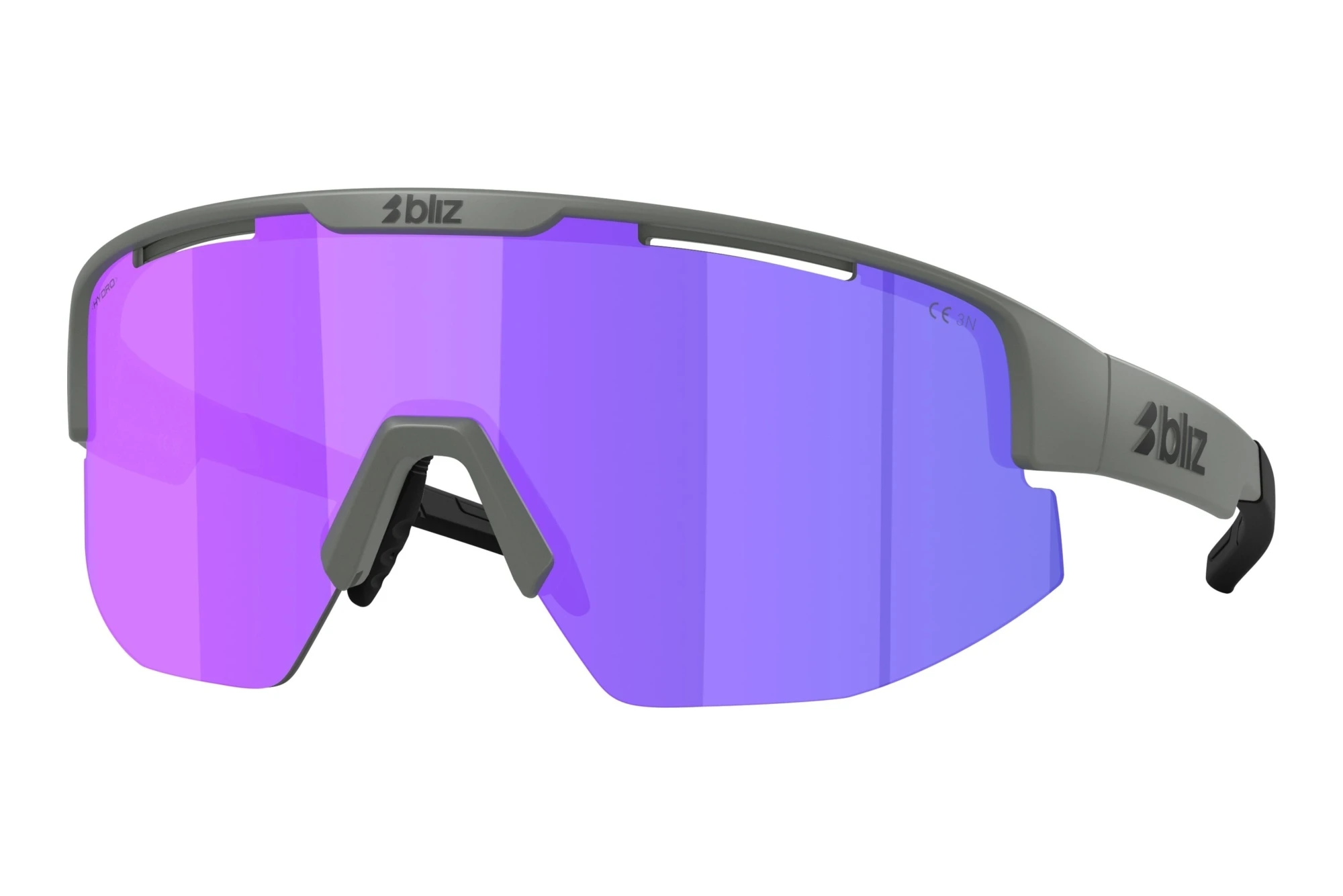 Bliz   ZB7004 700432 Smoke/Purple MulticolorMatte Grey