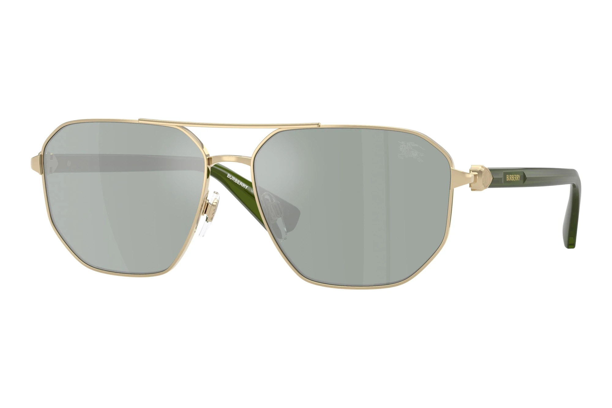 Burberry   BE3166 110982 Petrol Green Mirror SilverLight Gold