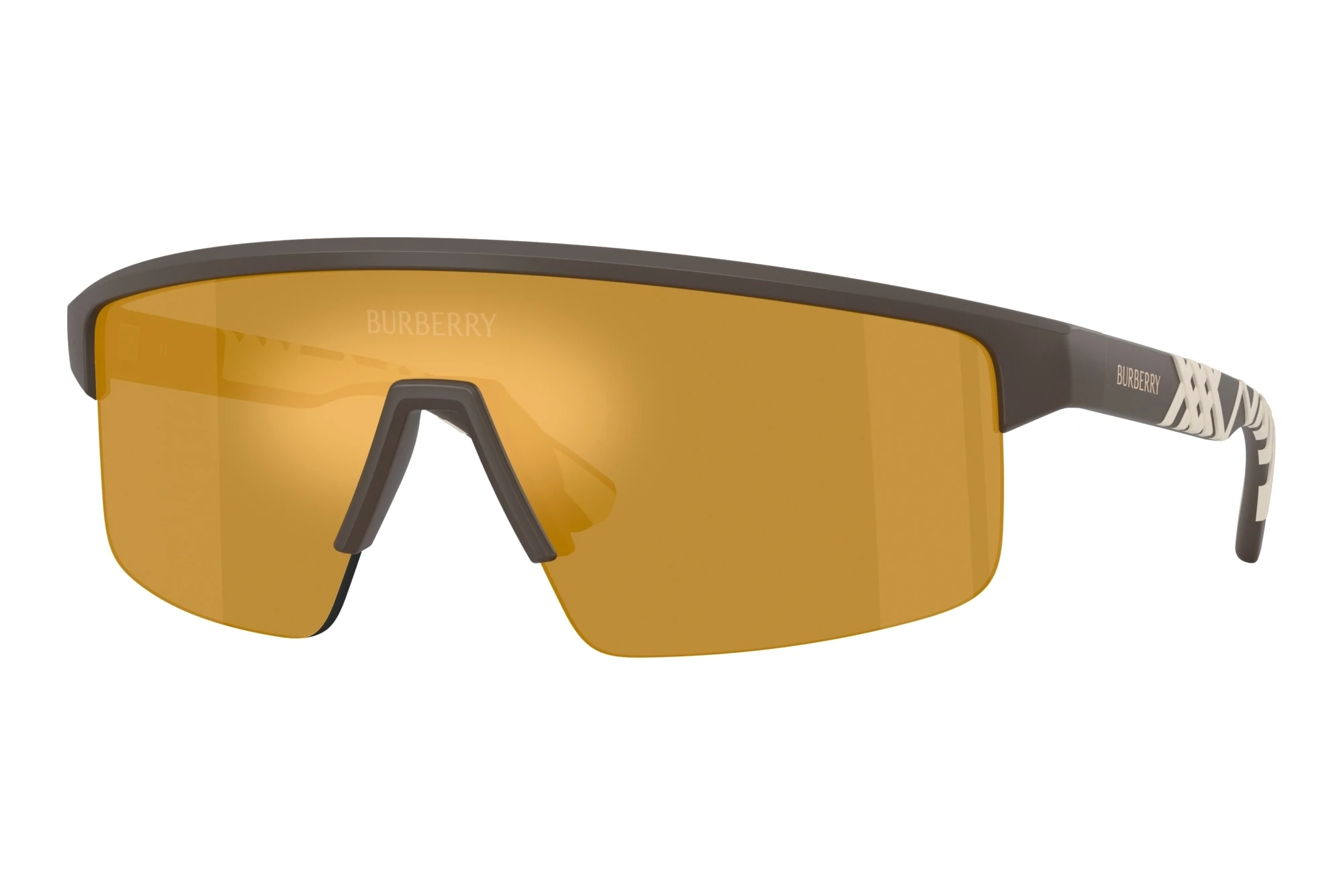 Burberry   BE4498 42345A Brown Mirror GoldMatte Brown
