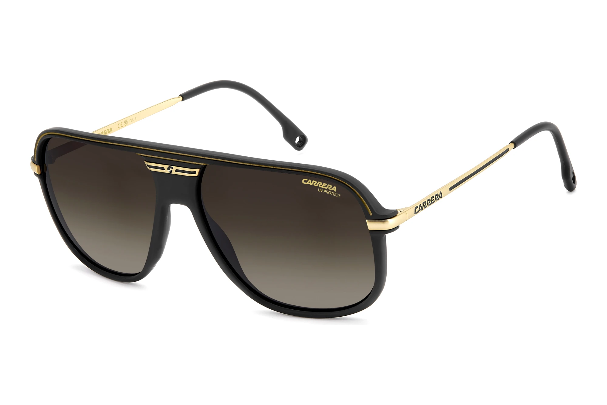 Carrera   C SPORT 17/S I46/HA BROWN SHADEDMATTE BLACK GOLD
