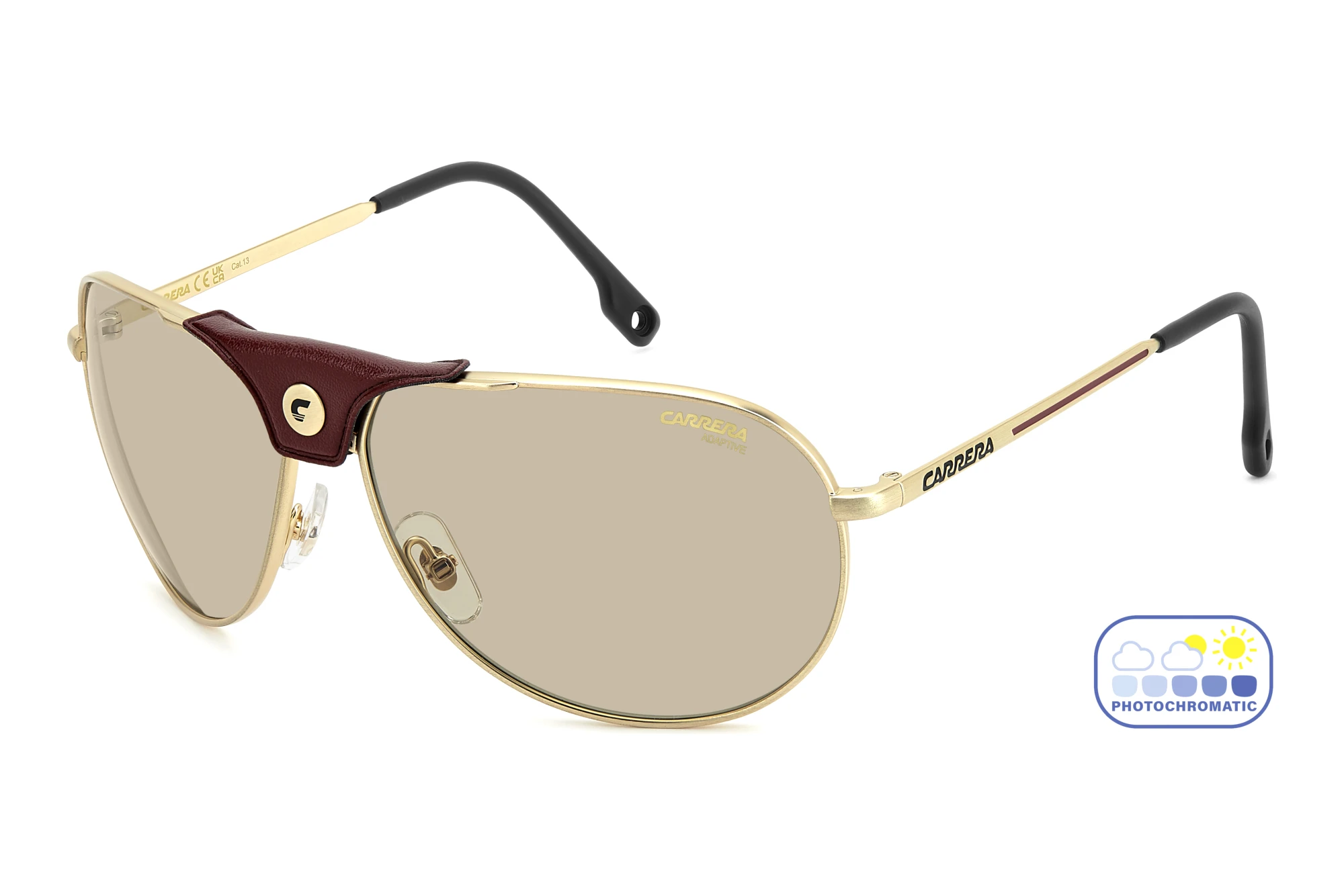 Carrera   C SPORT 18/S 0NZ/8J GREENPHOTOCHROMATIC ANTIREFLEXMATTE GOLD BLACK