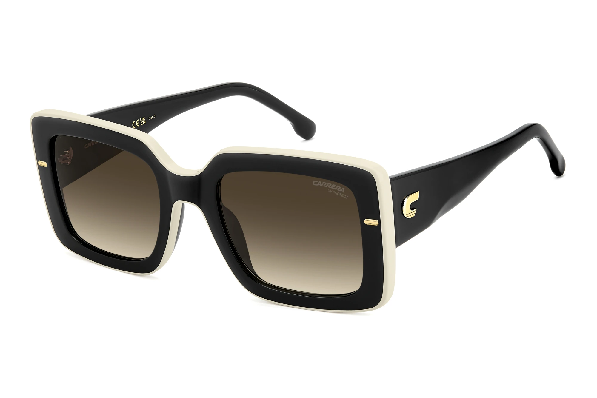 Carrera   CARRERA 3085/S 80S/HA BROWN SHADEDBLACK WHITE