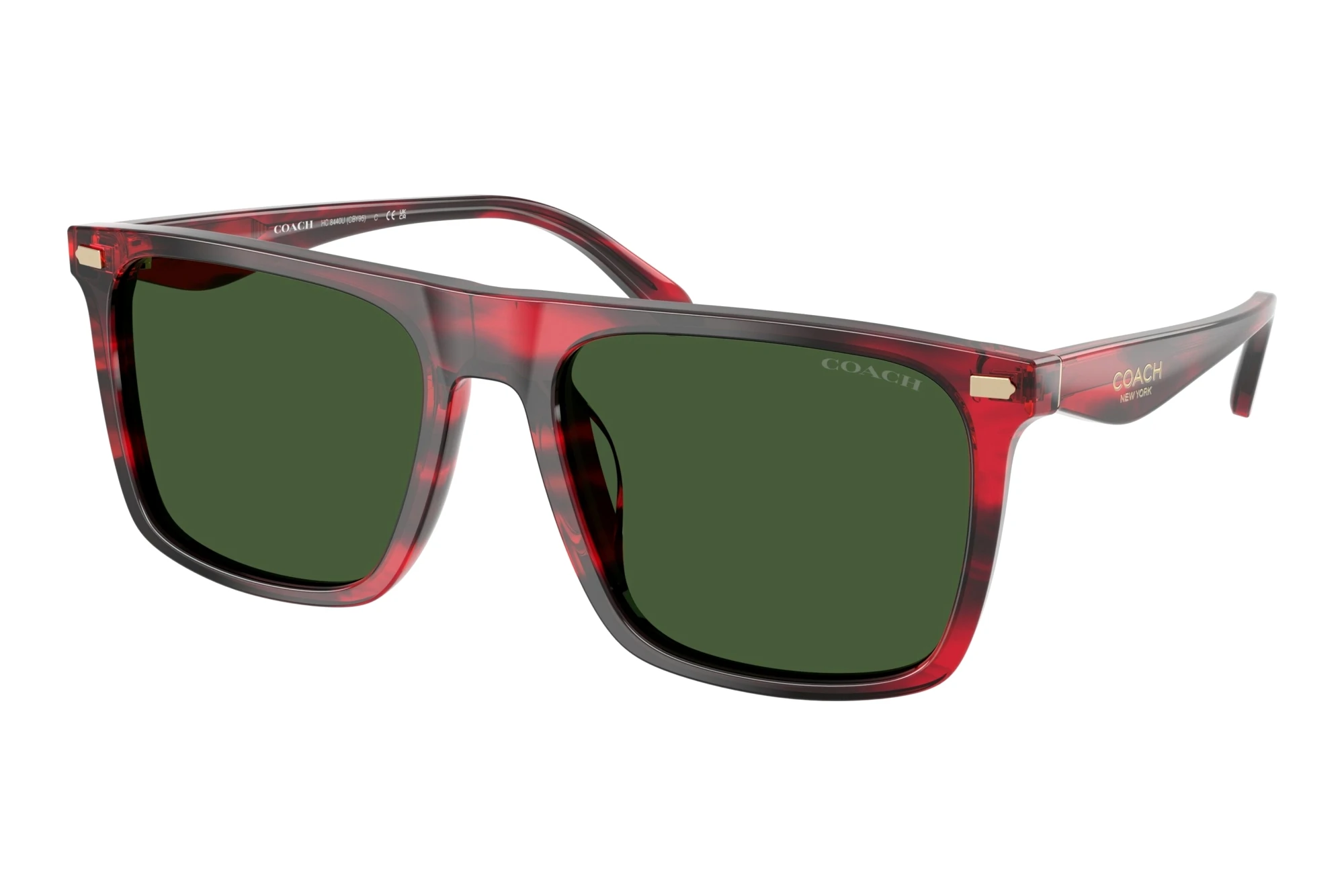 Coach   HC8440U 590871 Green SolidStriated Cherry Oak