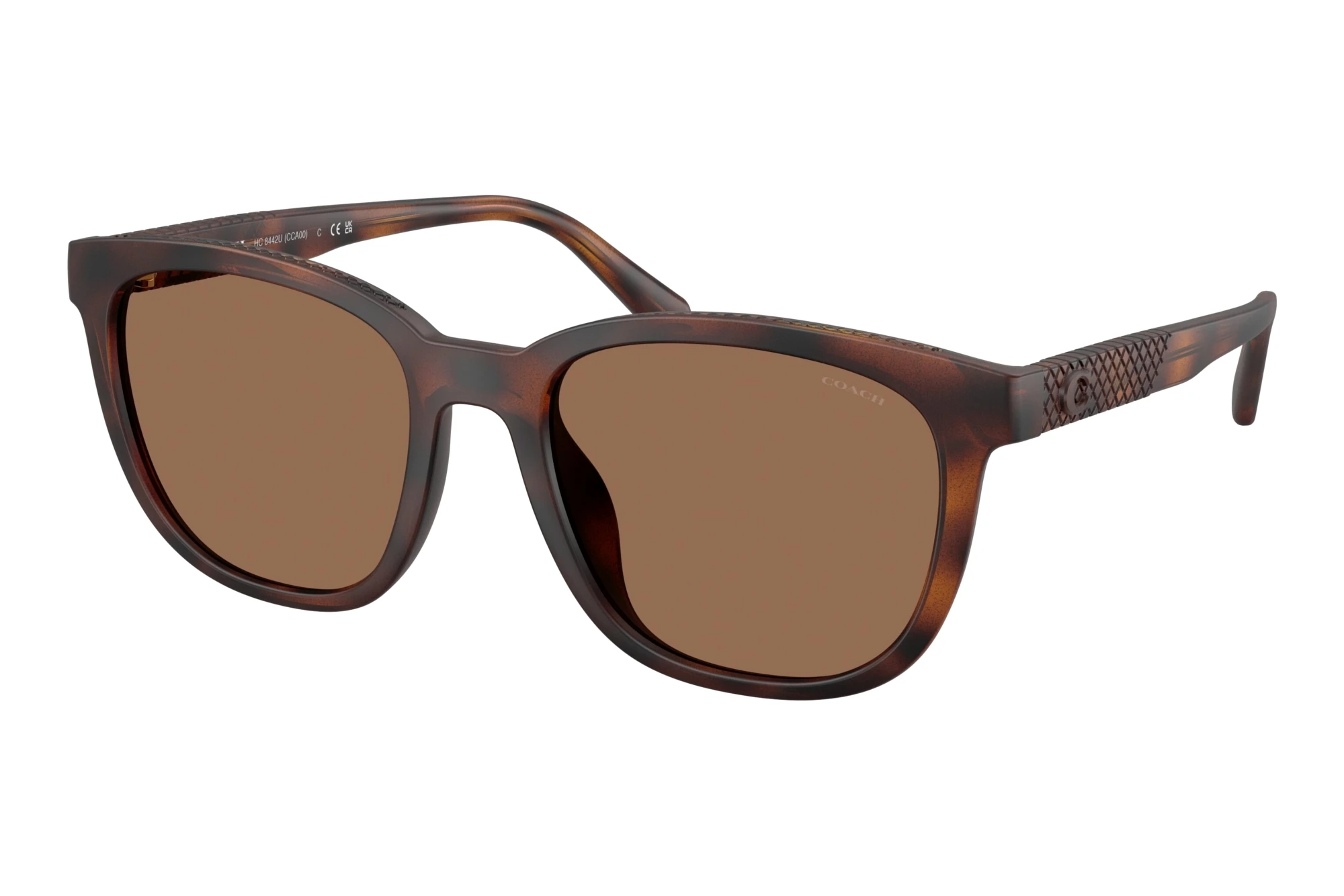 Coach   HC8442U 512073 Brown SolidMatte Dark Tortoise