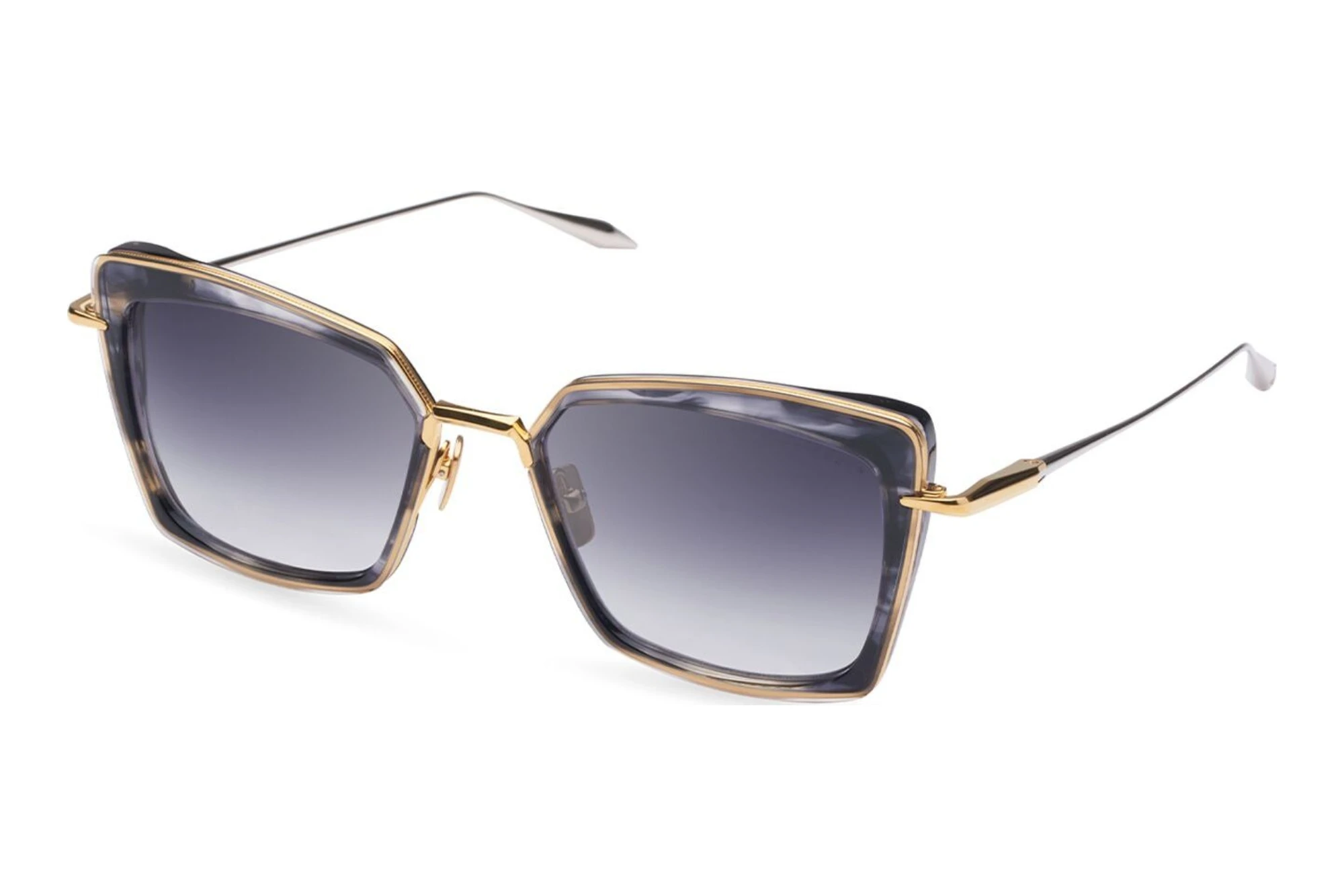 DITA   DTS-405 01A DARK GREY TO CLEAR GRADIENTBLACK HAZE - YELLOW GOLD