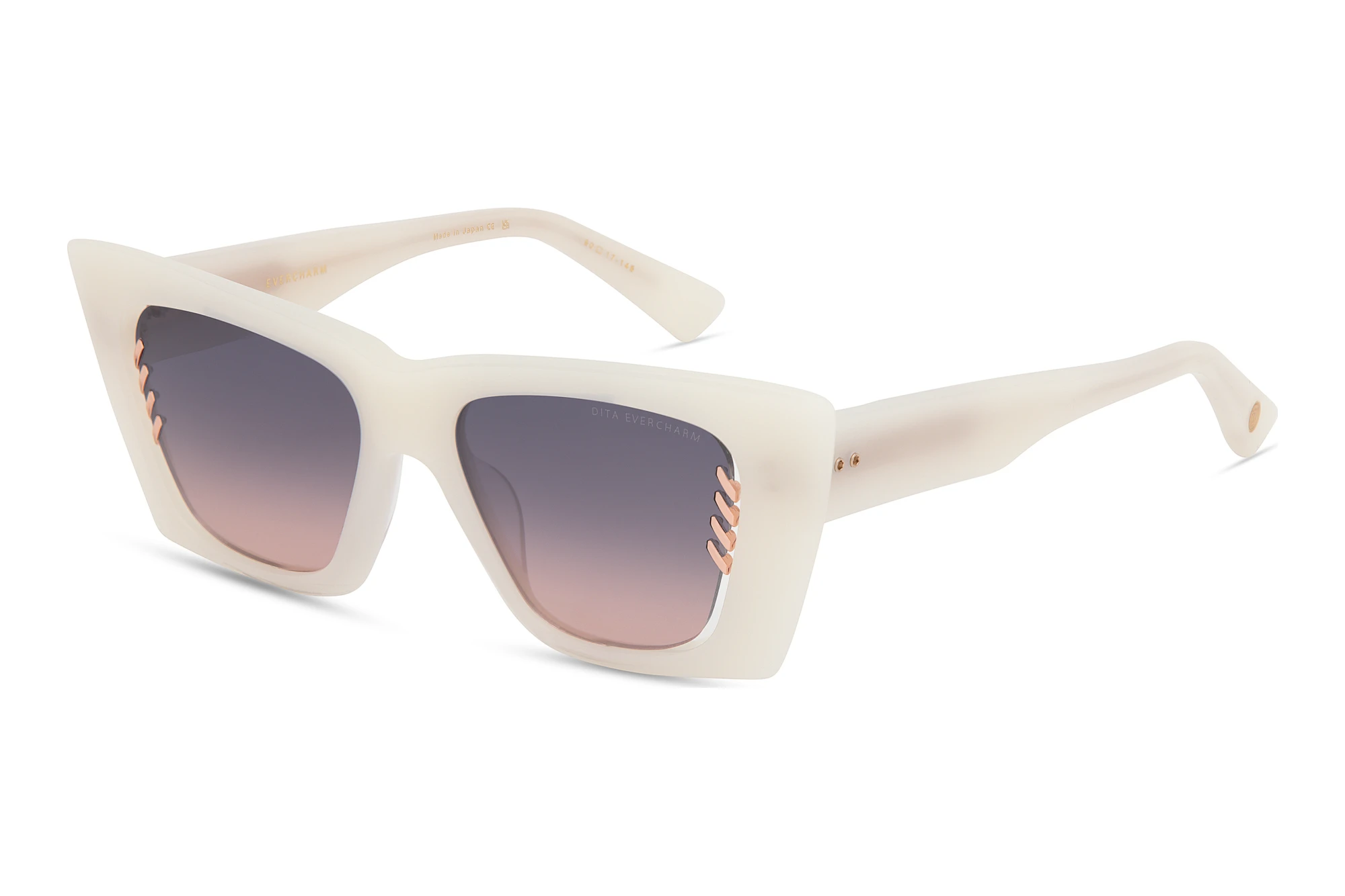 DITA   DTS-754 03A DARK GREY TO PEACH GRADIENTSWANSHELL - ROSE GOLD