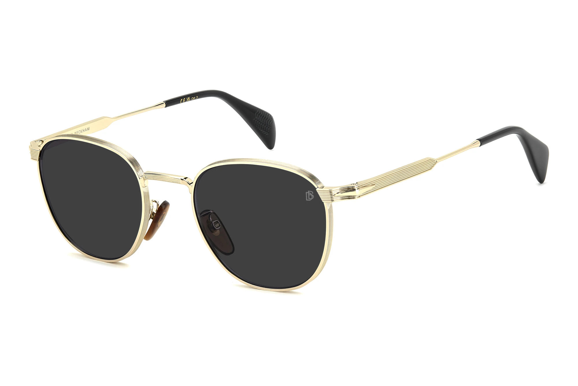 David Beckham   DB 1228/S RHL/2K GREY ANTIREFLEXGOLD BLACK 2