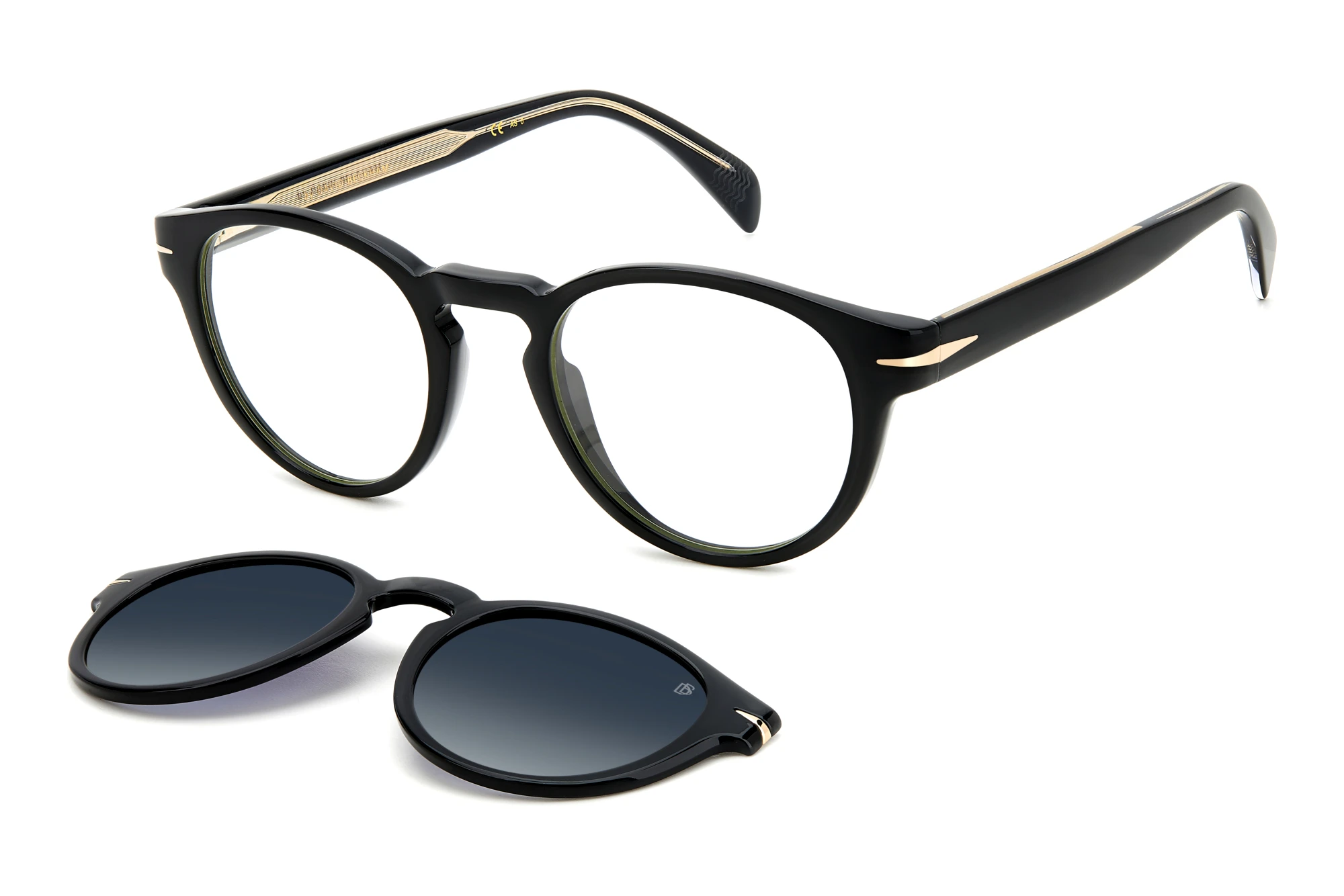 David Beckham   DB 7104/CS 807/WJ GREY SHADED POLARIZEDBLACK