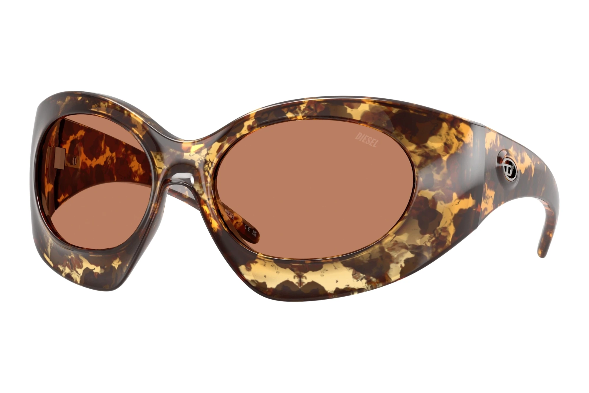 Diesel   DL3014U 201373 Light BrownYellow Havana