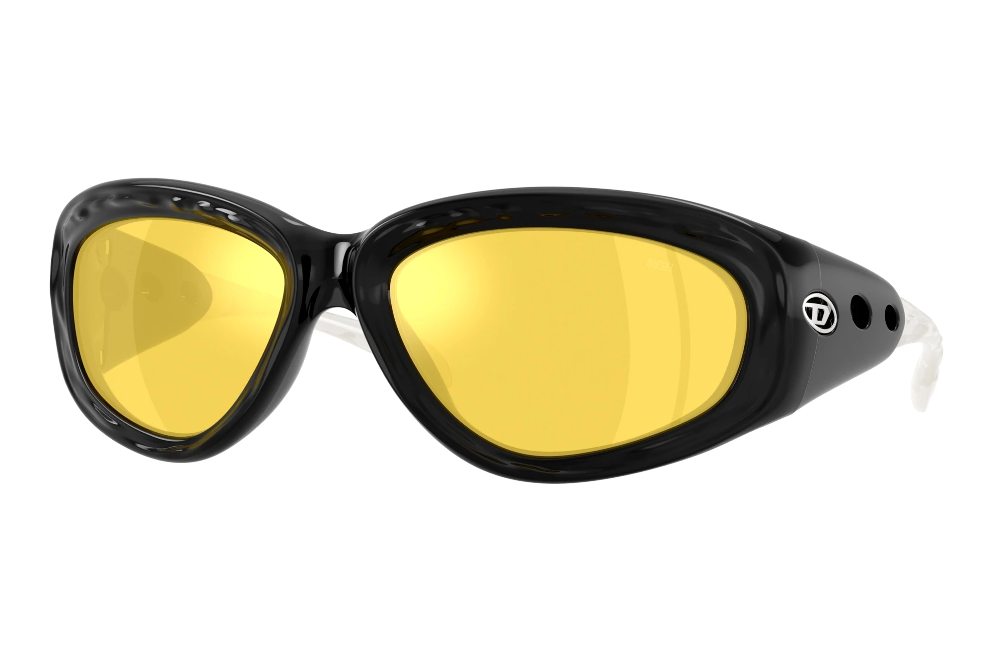 Diesel   DL3015U 2001V9 Yellow Mirror Internal SilverCrystal/Black