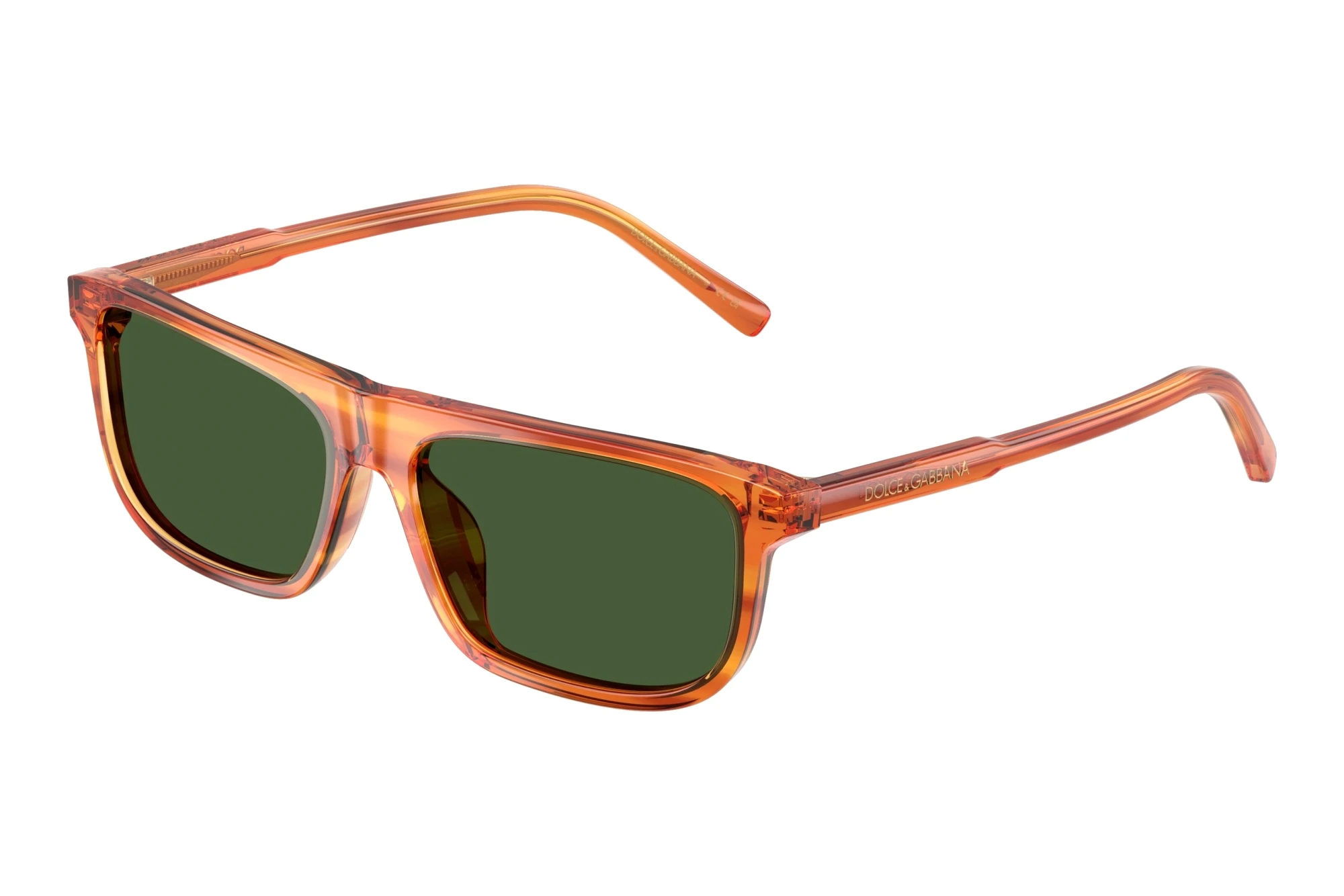 Dolce & Gabbana   DX4009 348371 Dark GreenTransparent Camel/Striped Ginger