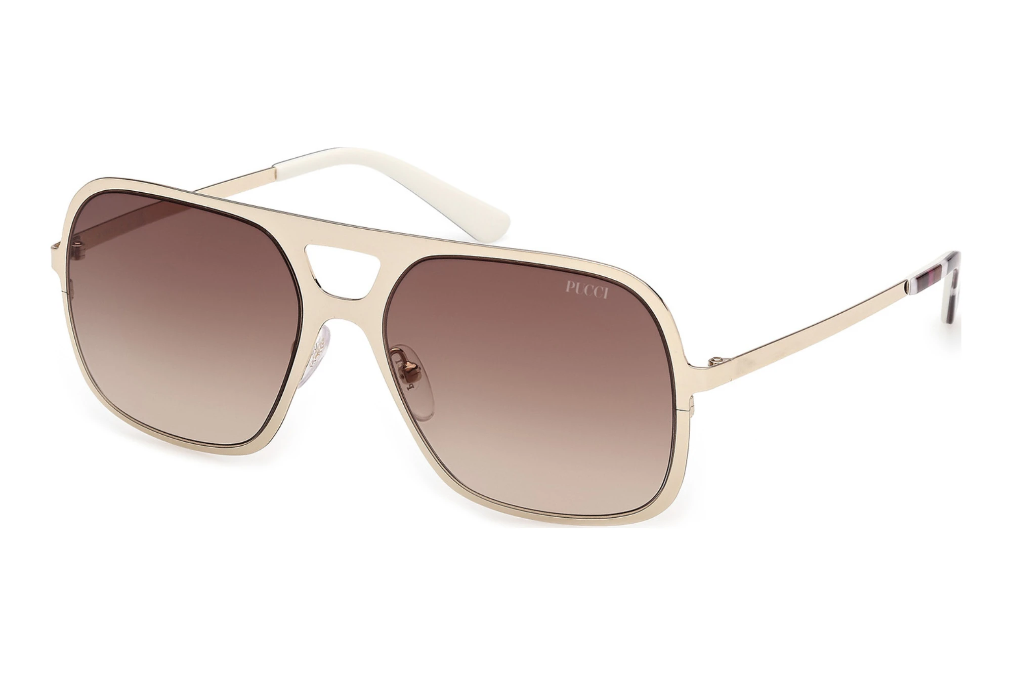 Emilio Pucci   EP0238 32F braun verlaufendGlänzend Blassgold