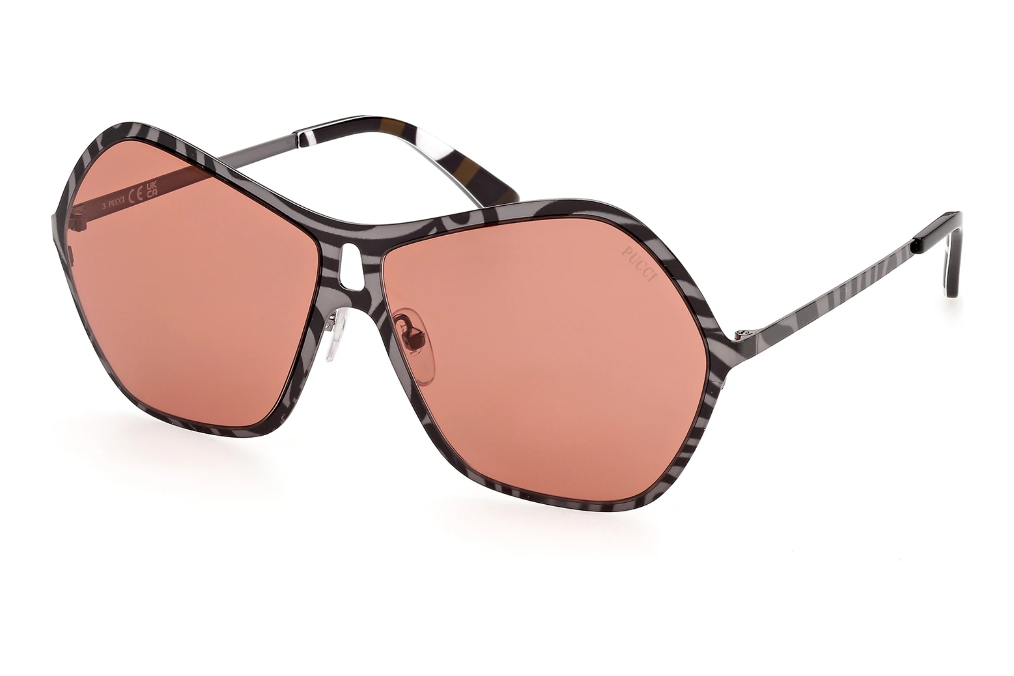 Emilio Pucci   EP0264 05S bordeauxGrau/Muster