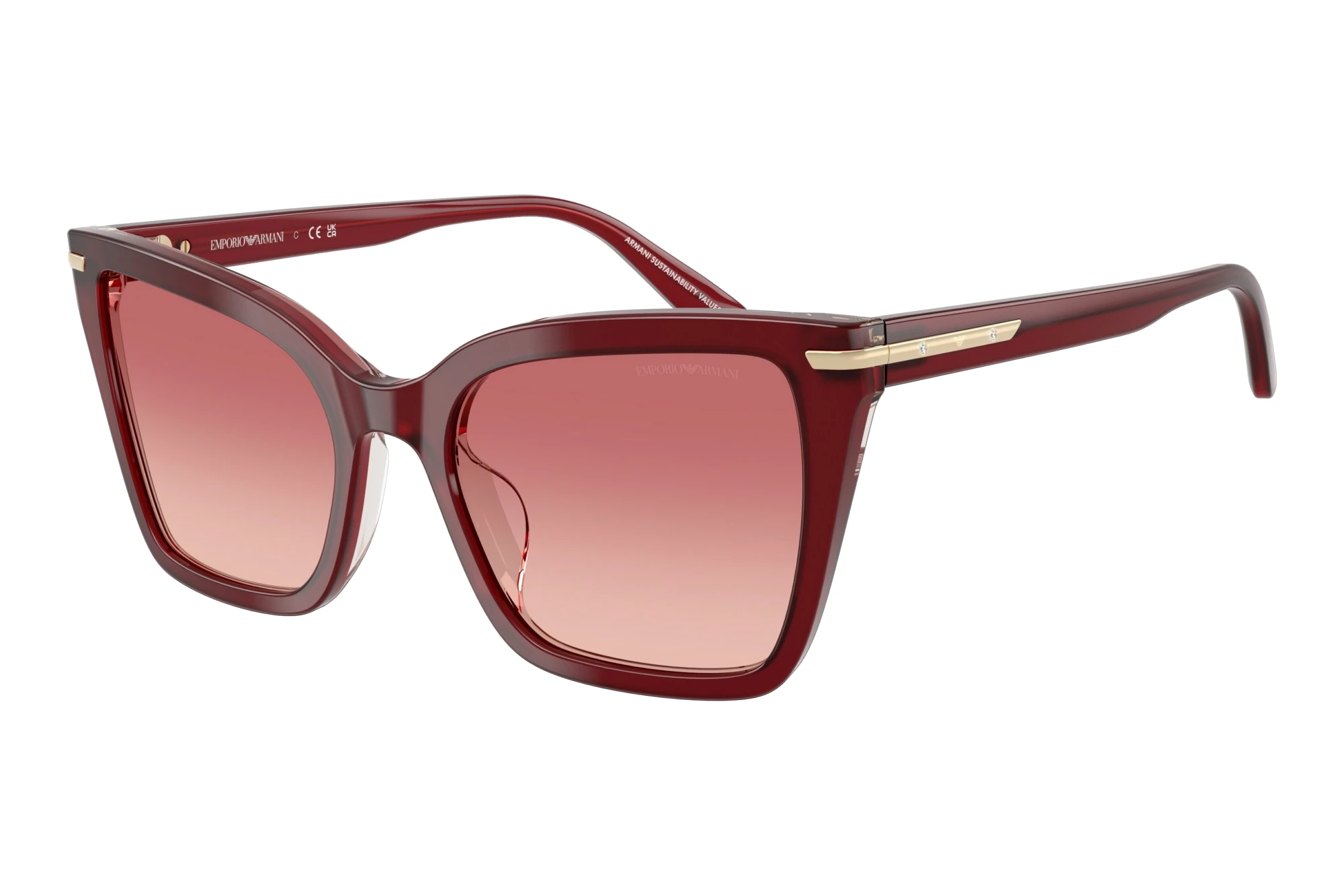 Emporio Armani   EA4273BU 6377A5 Pink Gradient RedShiny Bordeaux
