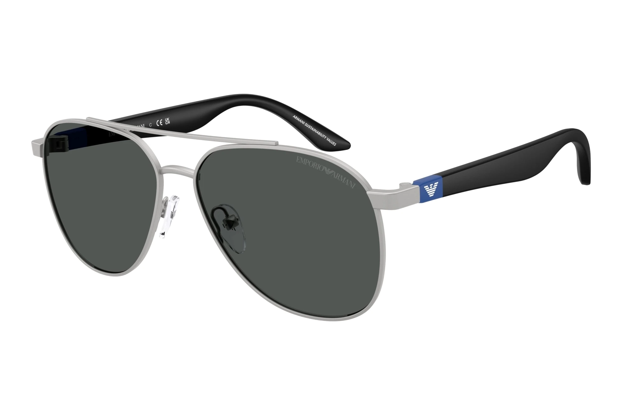 Emporio Armani   EK2001 310587 Dark GreyMatte Silver