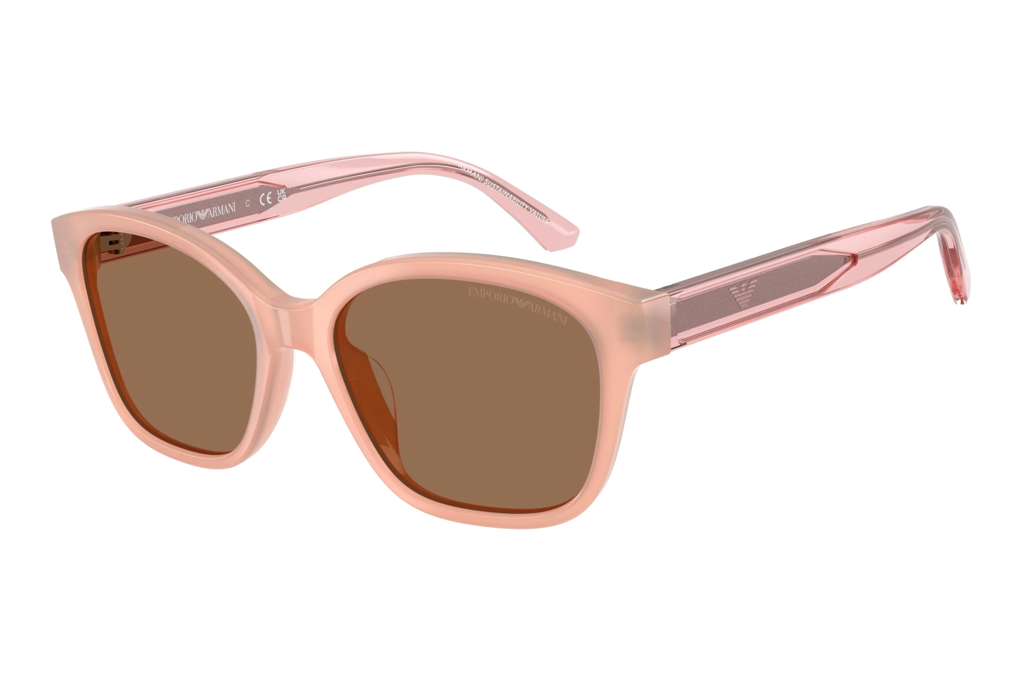 Emporio Armani   EK4009U 638773 Dark BrownShiny Opal Pink