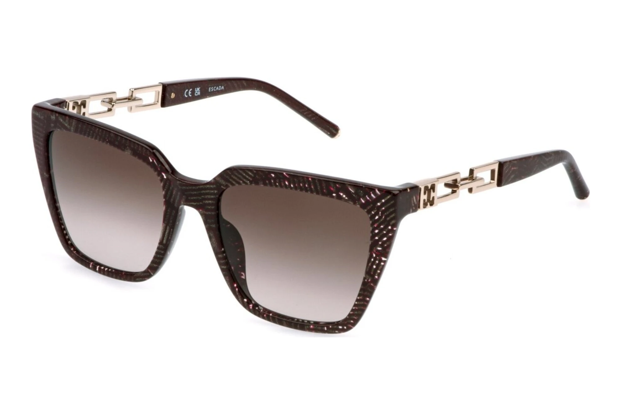 Escada   SESG39 05AG BROWN GRADIENT BROWNSHINY GLITTERY RED