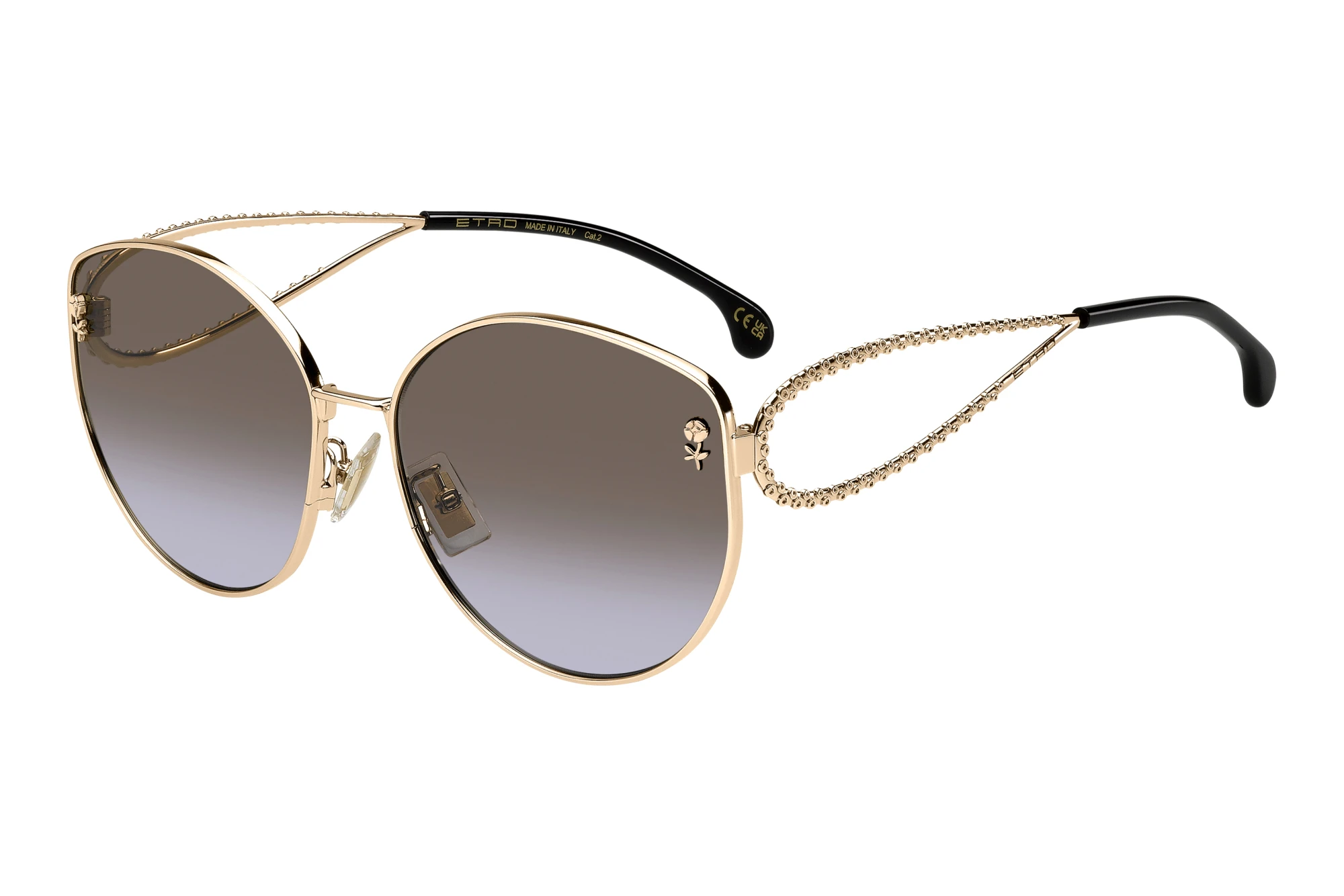 Etro   ETRO 0072/F/S 000/QR BROWN VIOLET DOUBLESHADEROSE GOLD