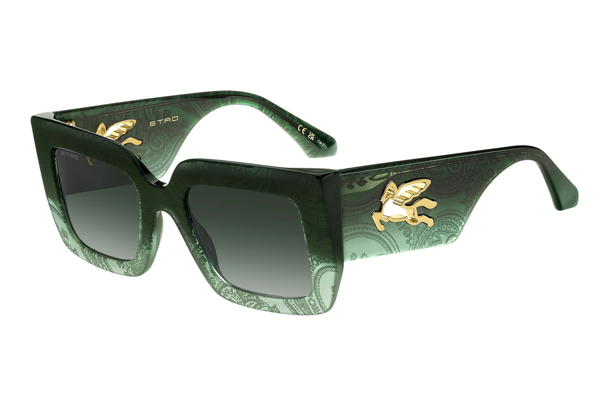 Etro   ETRO 0108/S 8HC/9K GREEN SHADEDPATTERN GREEN