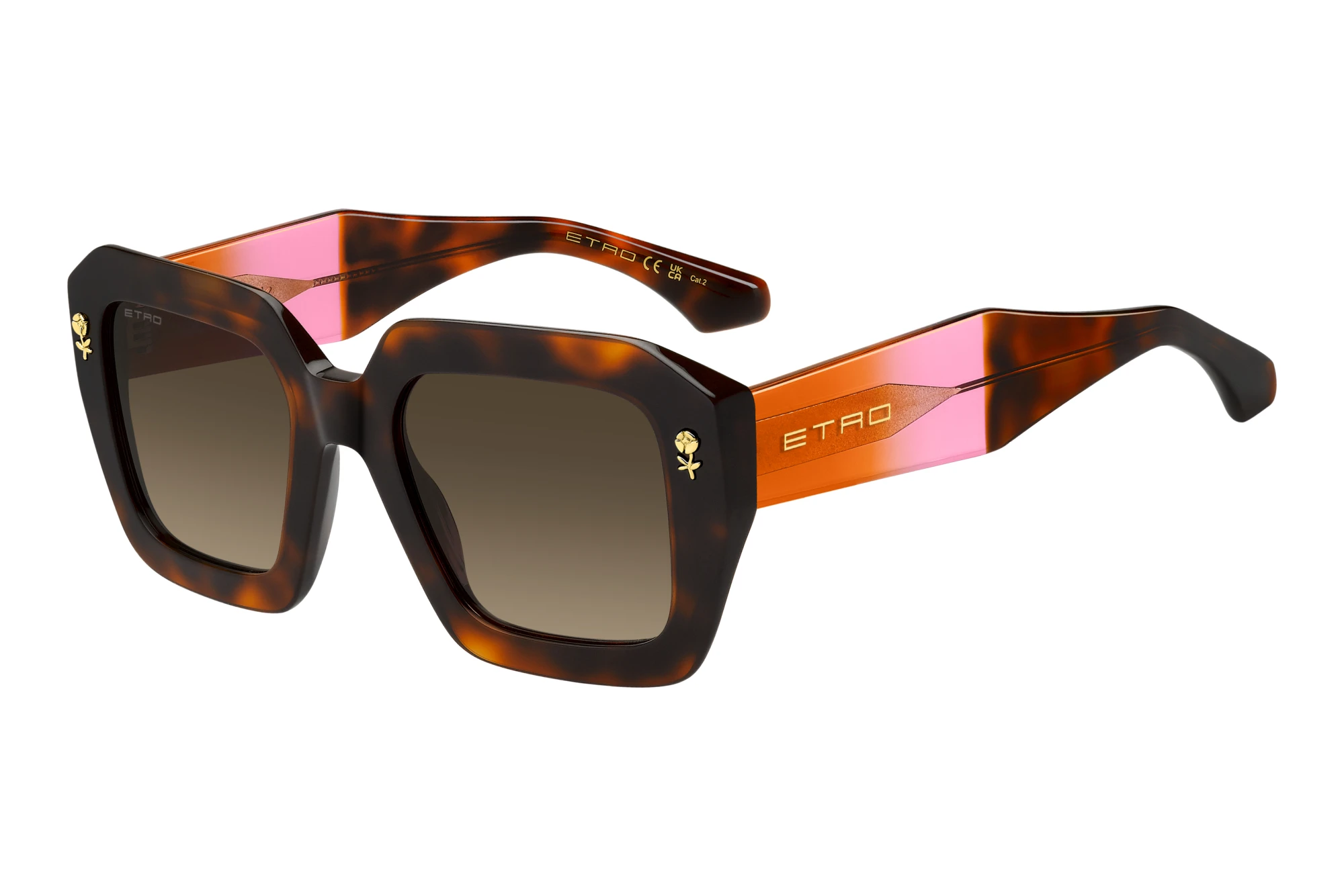 Etro   ETRO 0114/S O63/HA BROWN SHADEDHAVANA RED