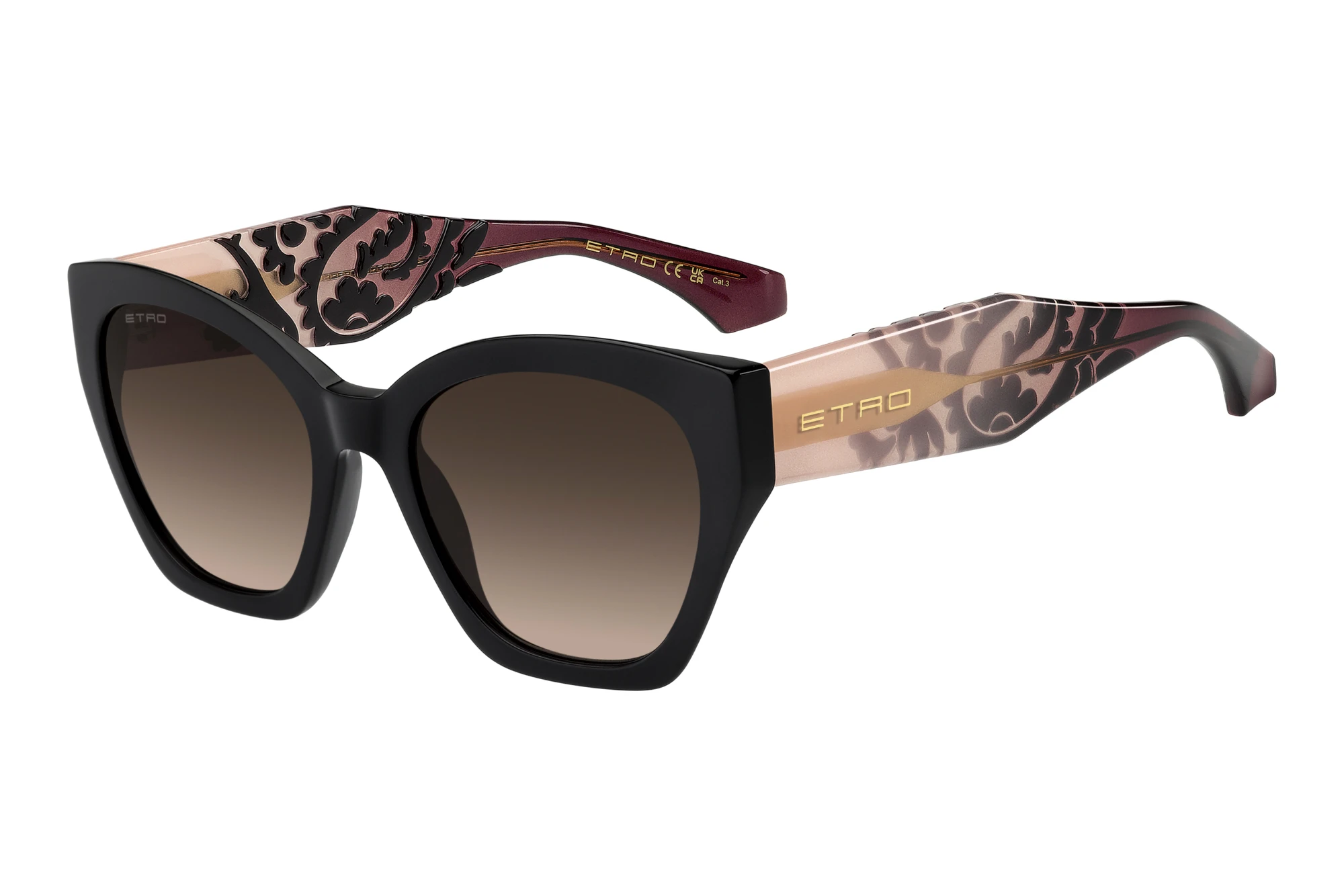 Etro   ETRO 0148/S GUU/HA BROWN SHADEDBLACK BURGUNDY