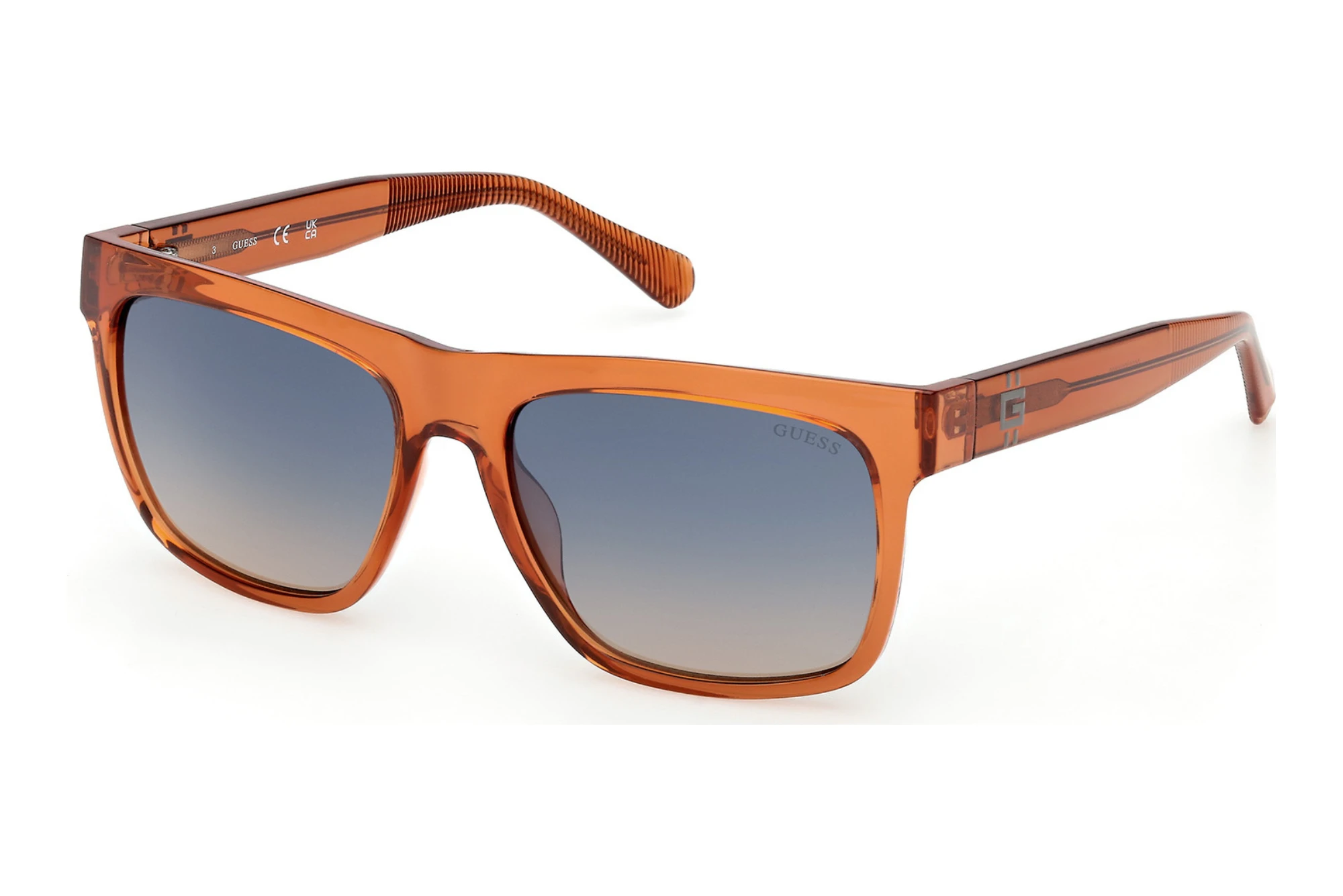 Guess   GU00222 42X blau verspiegeltGlänzend Dunkel Orange