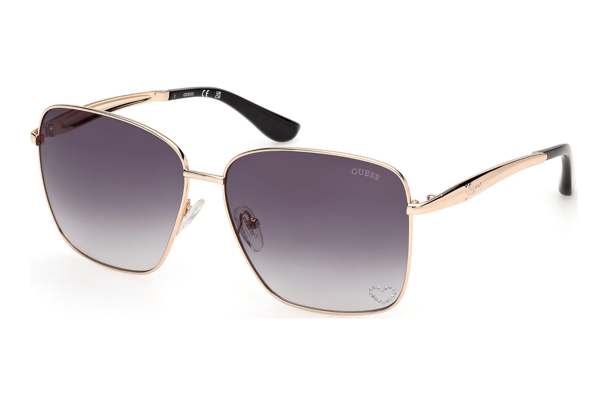 Guess   GU00308 32B grau verlaufendGlänzend Tiefgold