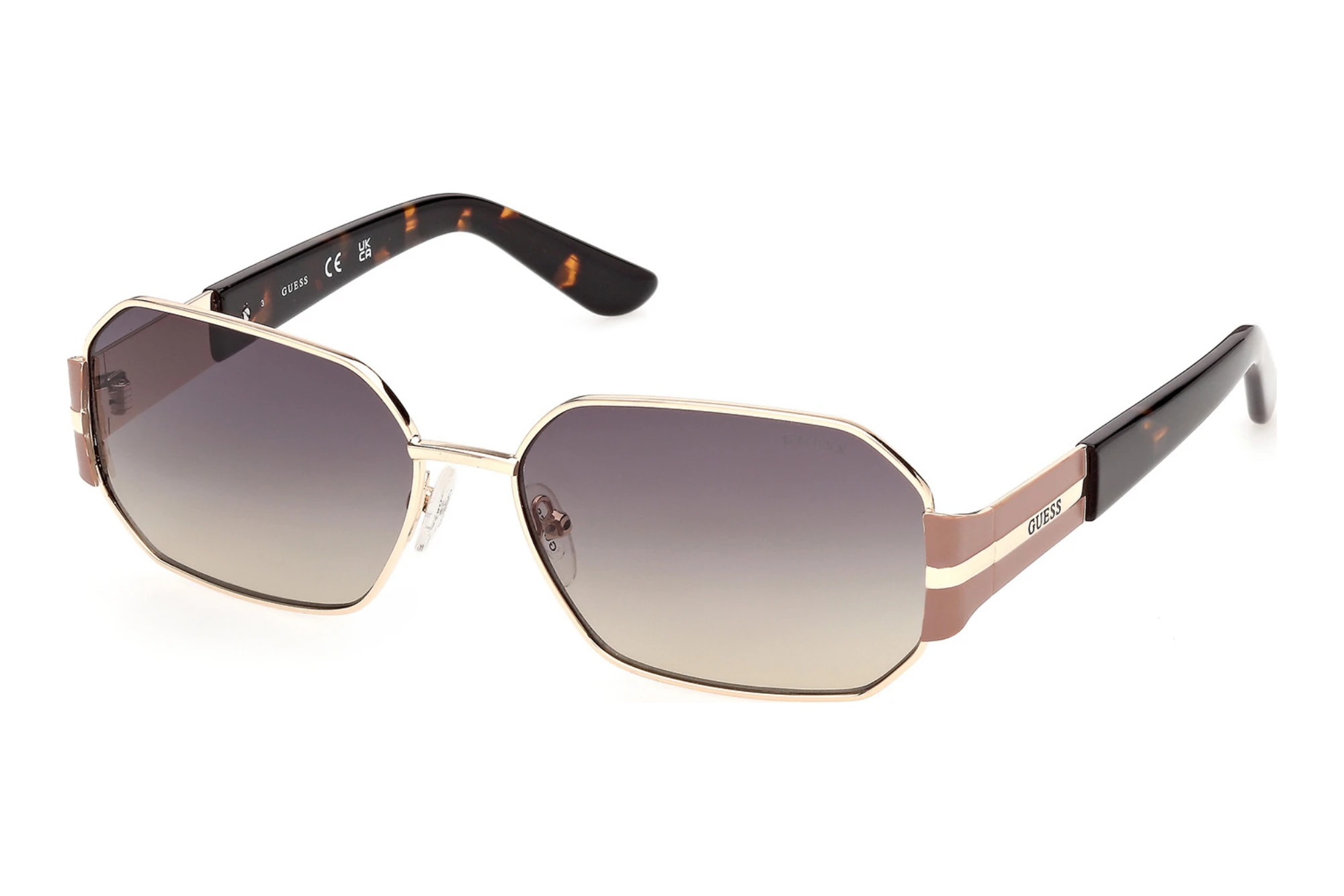 Guess   GU00356 32B grau verlaufendGlänzend Tiefgold