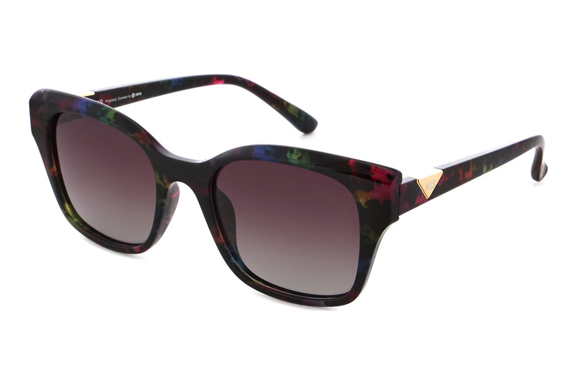 HIS Eyewear   HPS38101 3 smoke gradientpurple