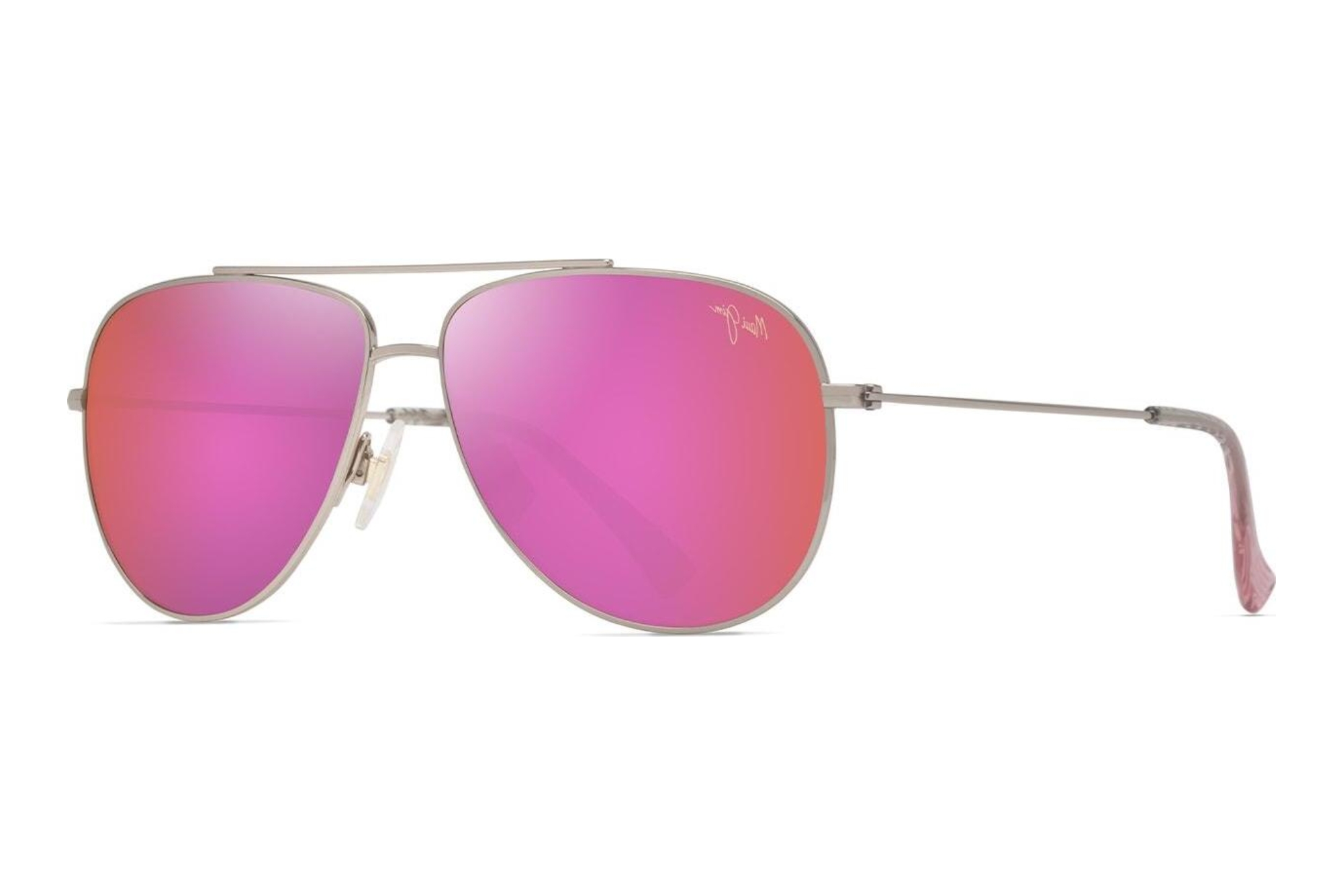 Maui Jim   MJ0589S 004 MAUI SunriseShiny Lt Gold w/Sage-Fuchsia